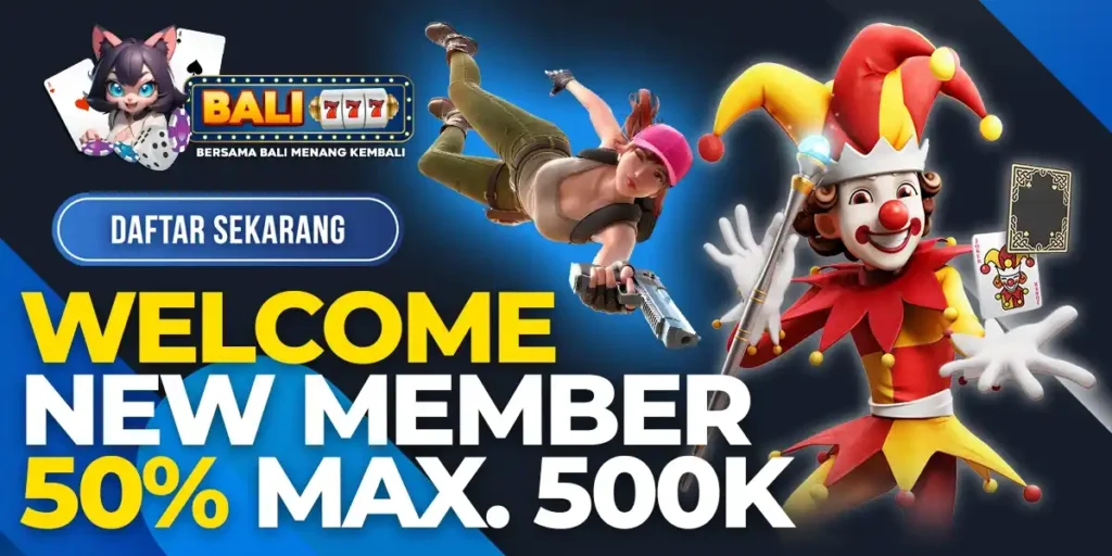 bonus new member bali777