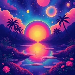 visual vibes karya seni modern