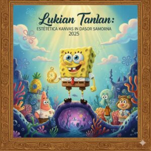 Lukisan Tangan Estetika Kanvas di Dasar Samudra 2025