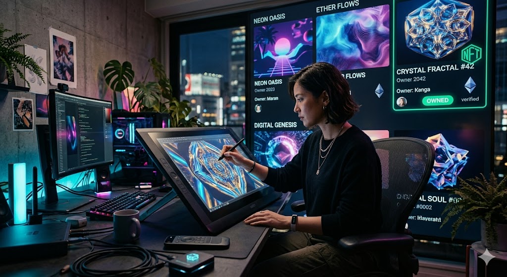 Seni Digital & NFT Teknologi 2026