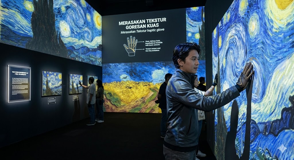 The Van Gogh Experience 2.0 Revolusi Haptik dan Digital